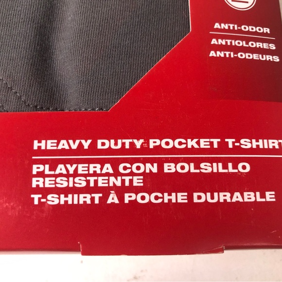 Milwaukee Heavy Duty Long Sleeve T-shirt w Pocket Moisture Wicking New NIB - Picture 3 of 7